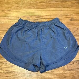 Blue Nike running shorts size medium